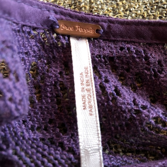 ADORABLE FREE PEOPLE BOHO MINI DRESS - NWOT Small - Picture 6 of 8